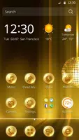 Golden Disco Vintage Theme スクリーンショット 2
