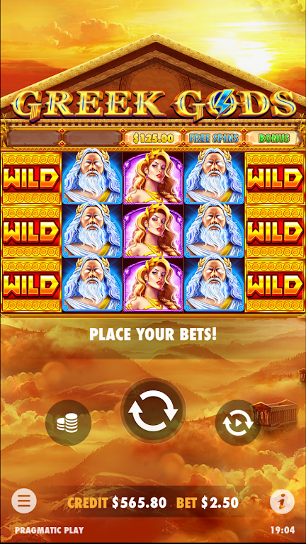 Greek Gods - Slot Casino Game Скриншот 3