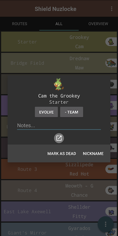 Route Chart - Nuzlocke Tracker - No Ads 스크린샷 4