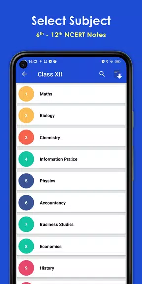 Class 12 to 6 Notes Screenshot 3