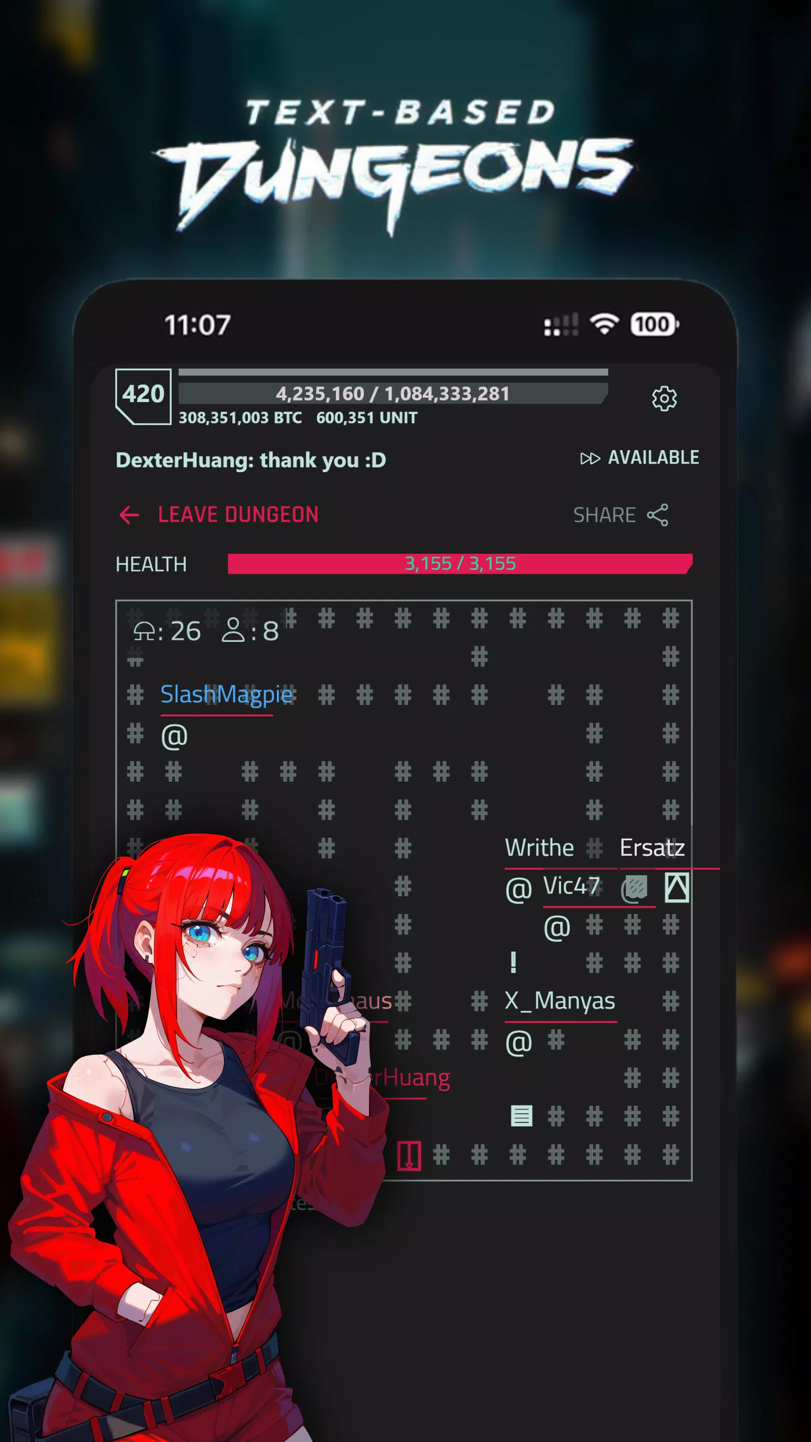 CyberCode Online -Text MMORPG应用截图第2张