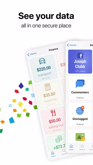 Personal Data Explorer Скриншот 2