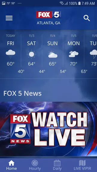 FOX 5 Storm Team Weather Radar應用截圖第2張