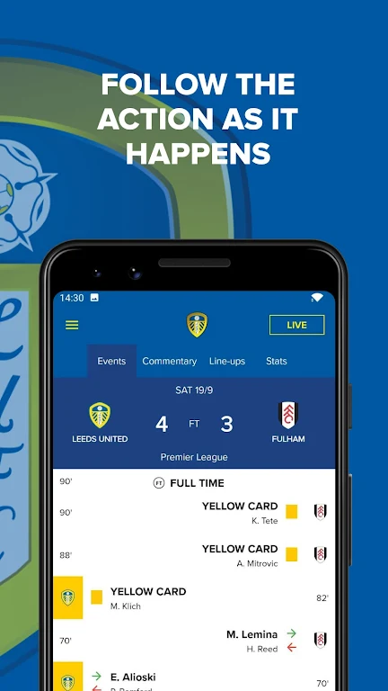 Leeds United Official Capture d’écran 2