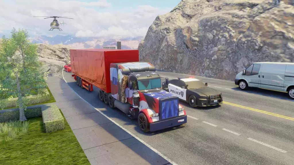 Usa Truck Simulator Car Games应用截图第2张
