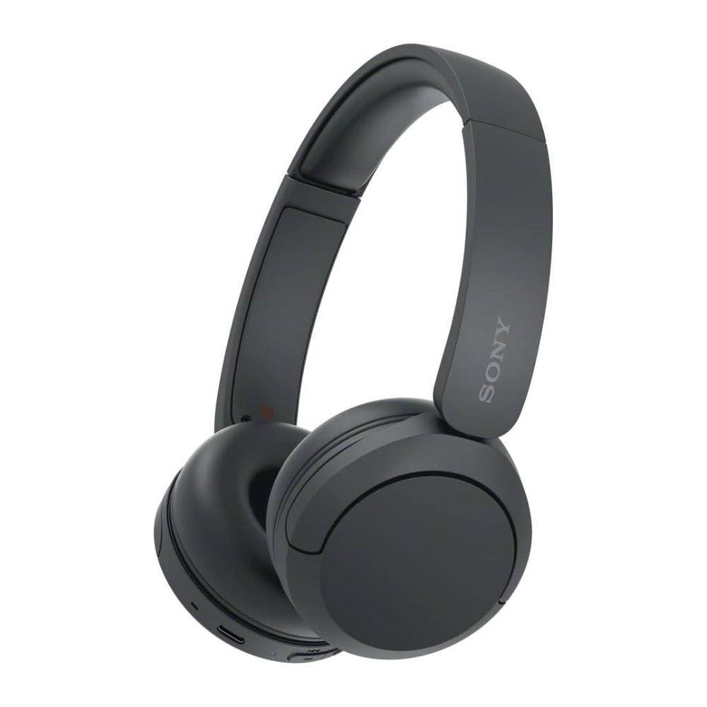 Sony WH-Ch520 무선 헤드폰 Bluetooth 온 이어 헤드셋이있는 마이크