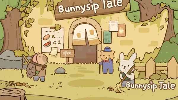 Bunnysip कहानी: Ollie के मनोर क्रिएटर्स द्वारा नया कैफे गेम