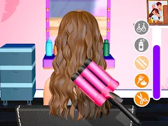 Hair Salon Makeover Girl Games スクリーンショット 3