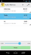 Audio Memos Free Screenshot 2