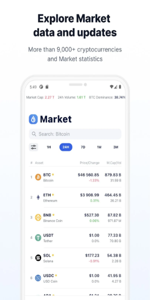 Dropstab: Crypto & Portfolio Screenshot 1