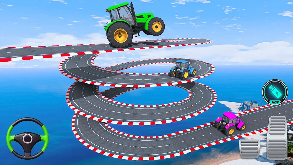 Mega Ramp Tractor Stunt Game Capture d'écran 3