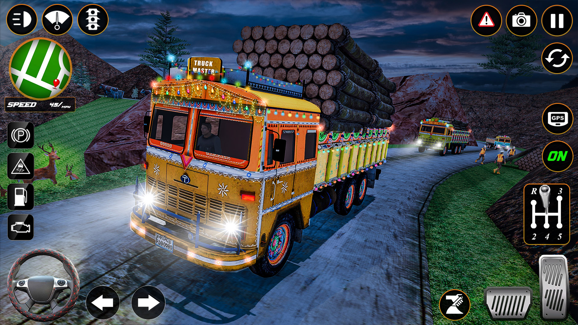 Crazy Truck Driving:Truck Game Скриншот 1