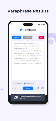 Paraphraser and Summarizer App Capture d'écran 4