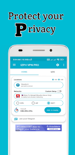 IZPH VPN PRO Captura de tela 3