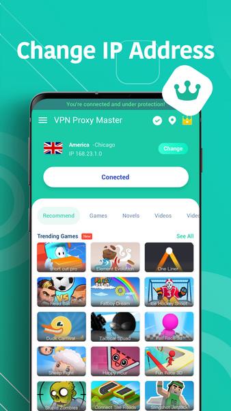 VPN Master - 무제한 VPN 빠른 Proxy 스크린샷 2