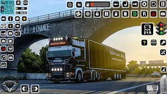 Euro Truck Driving Games 3D Captura de tela 3