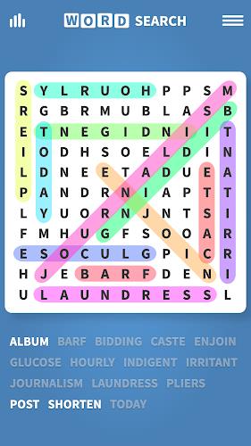 Word Search · Puzzles应用截图第2张