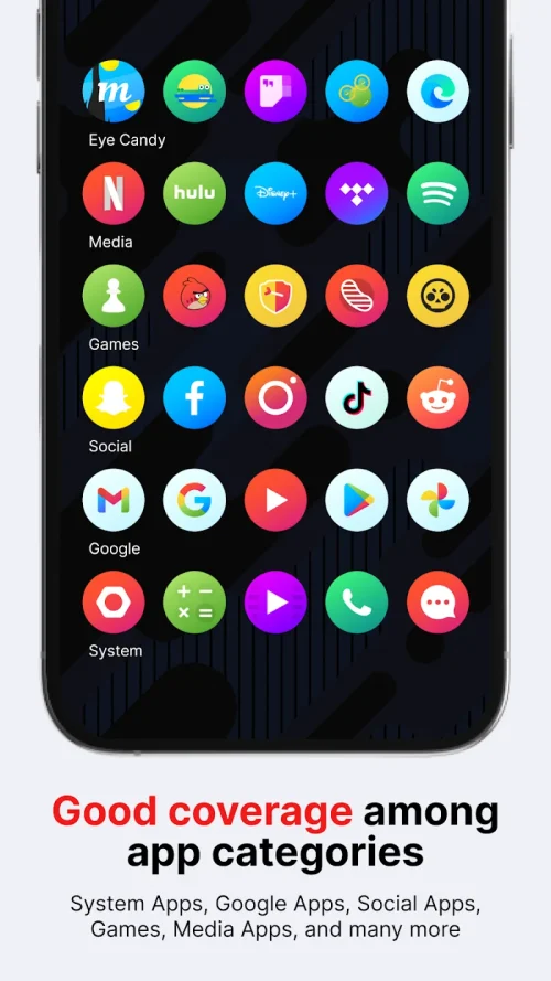 Hera Icon Pack: Circle Icons應用截圖第4張