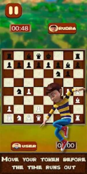 Rudra Chess - Chess For Kids Mod 스크린샷 1