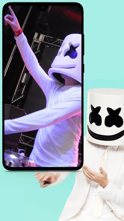 Marshmello Wallpaper स्क्रीनशॉट 4