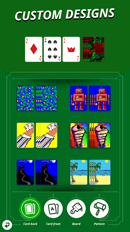 Solitaire - 3 in 1 Card games Captura de pantalla 3