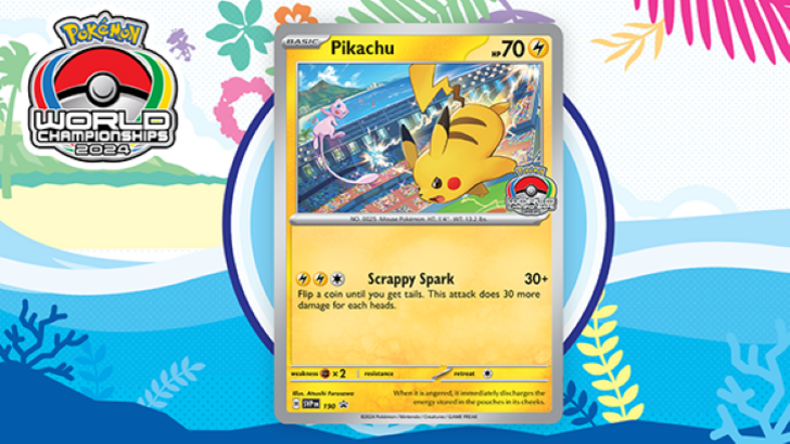 Le Championnat du Monde Pokémon 2024 lance une carte promotionnelle Pikachu