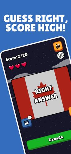Guess Flags - Trivia Captura de pantalla 3