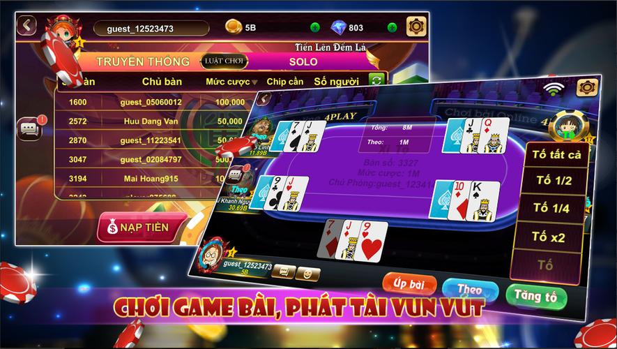 4Play - Xì Tố Xì Phé Online應用截圖第2張