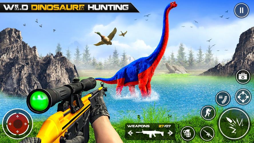 Dinosaur Hunting Gun Games应用截图第4张