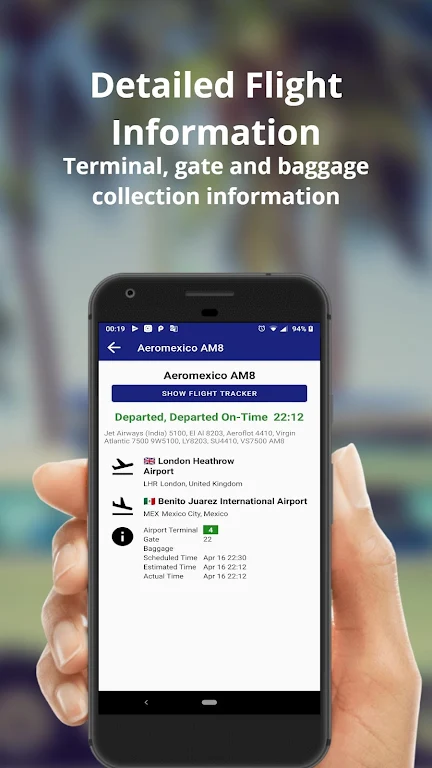 Detroit Metro Airport Flights Скриншот 3