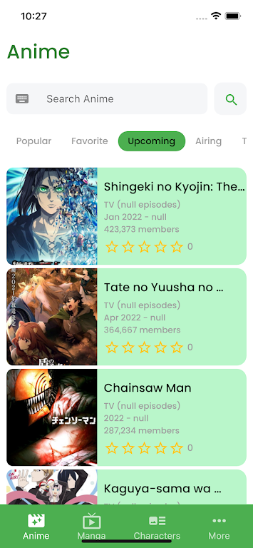 9Anime and Manga Captura de pantalla 3