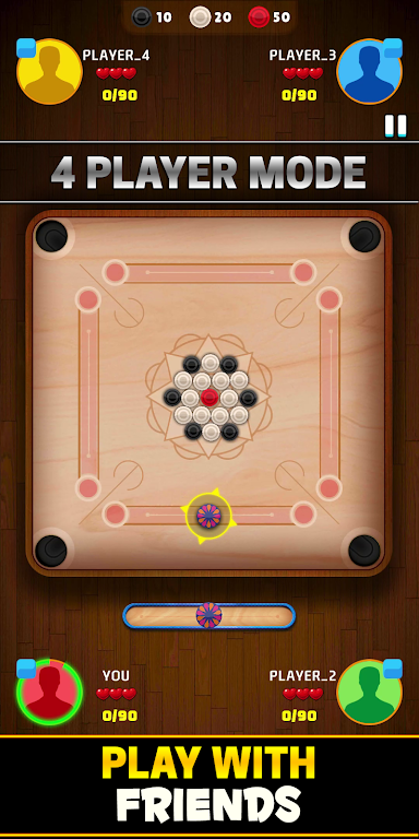 Carrom Offline : Pool City Screenshot 1