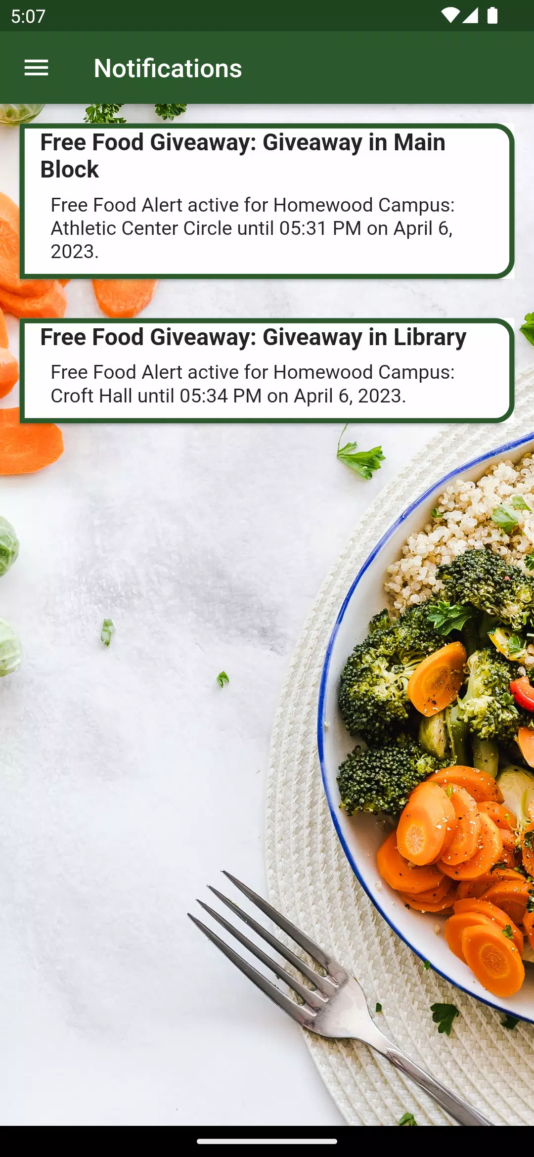 Free Food Alert应用截图第4张