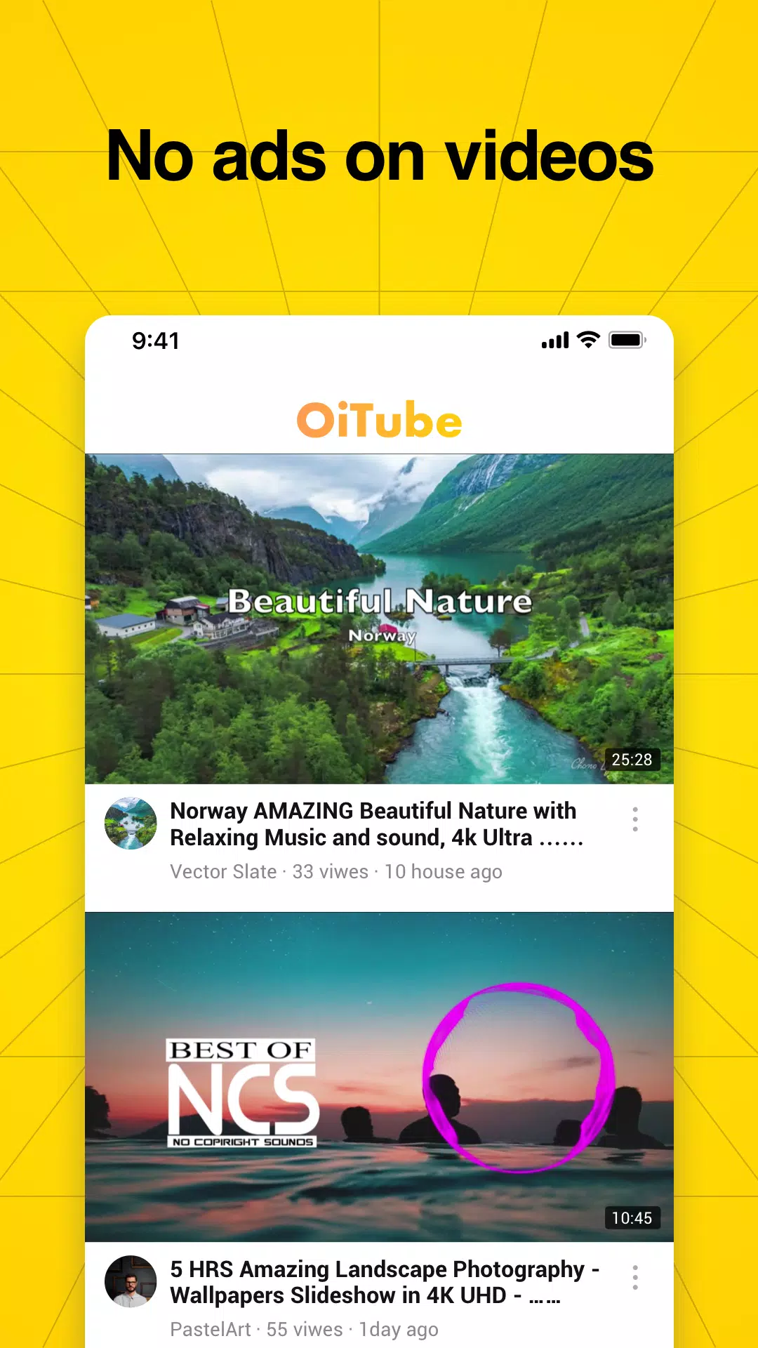 OiTube Screenshot 1