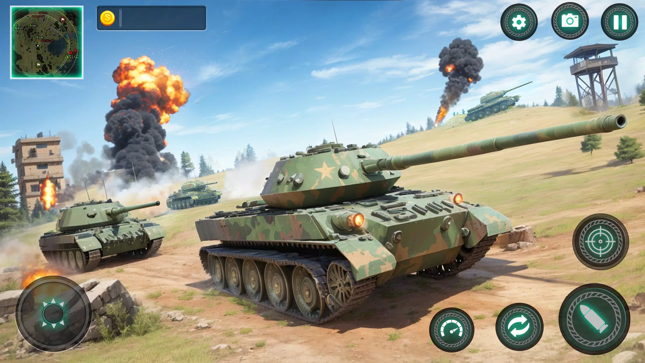 Military Tank War Machine Sim应用截图第2张