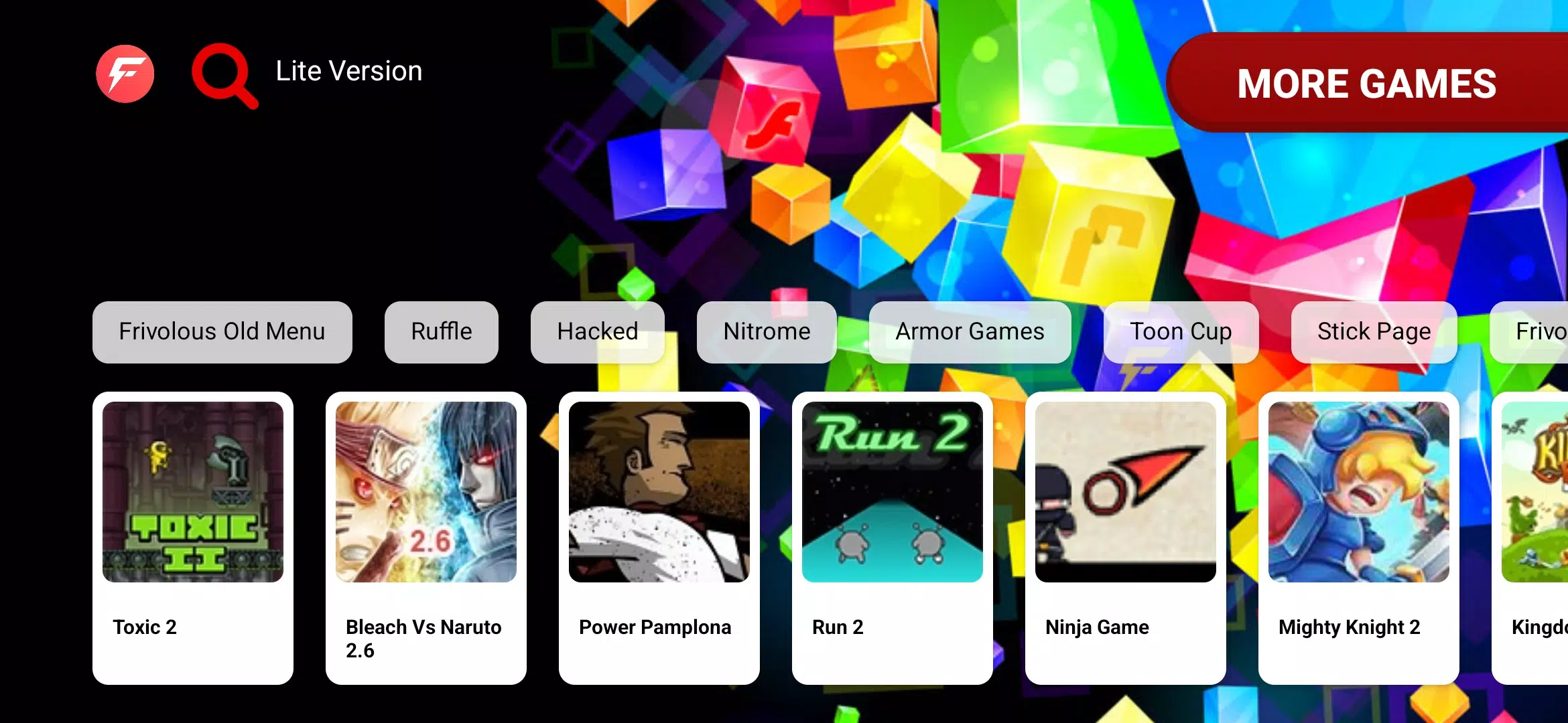 Flash Game Archive Captura de pantalla 3