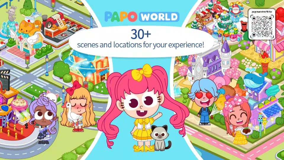 Papo Town: World Captura de tela 4