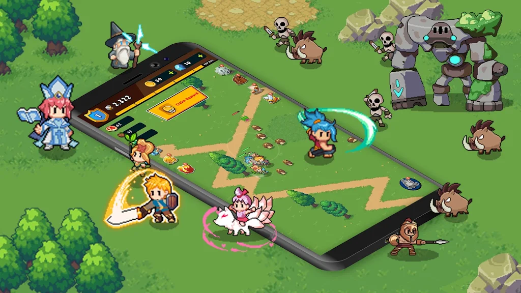 Guardian War: Pixel Rumble RPG Screenshot 4