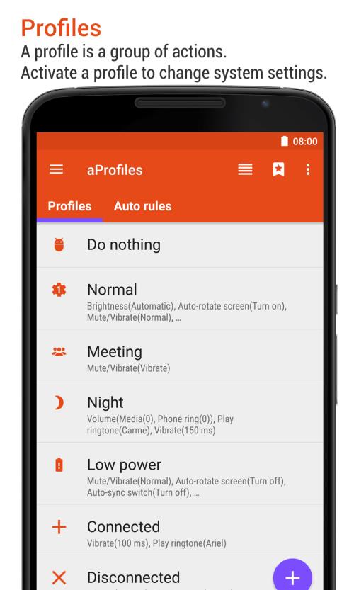 aProfiles - Auto tasks Captura de tela 1