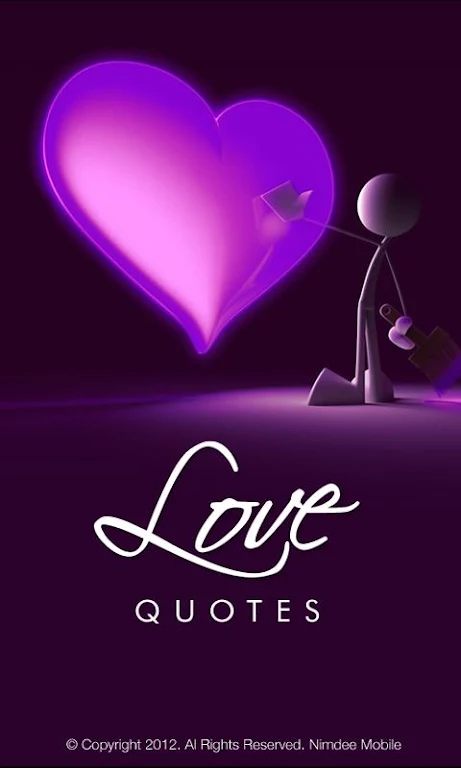 Love and Romance Quotes Capture d'écran 1