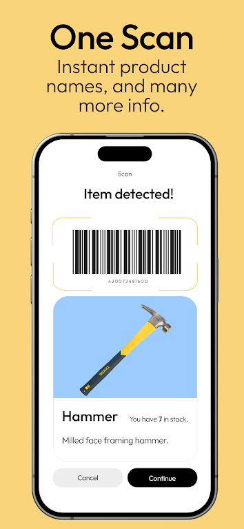 Amoa: easy scanner & inventory Screenshot 1