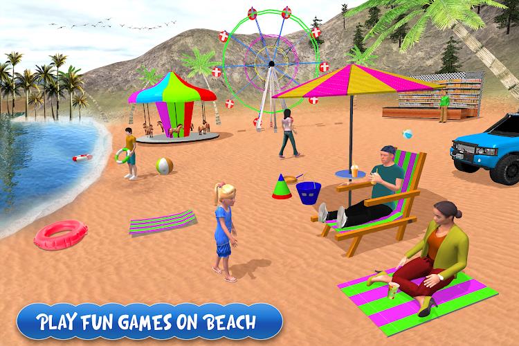 Virtual Family Summer Vacation Captura de tela 1