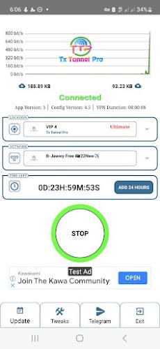 Tx Tunnel Pro - Super Fast Net Screenshot 2