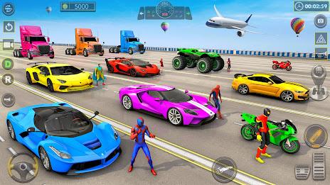 Superhero Car Stunt Game 3D Screenshot 4