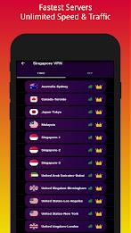 Singapore Fast VPN:Safer VPN Capture d’écran 3