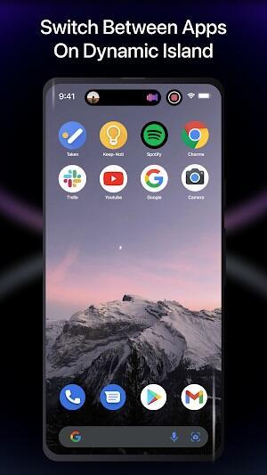 Dynamic Island iOS 16 Captura de pantalla 3