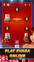 Svara - 3 Card Poker Card Game 스크린샷 2