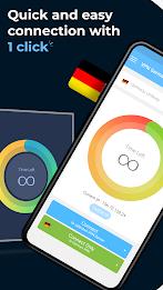 VPN Germany: unlimited VPN app Captura de tela 2