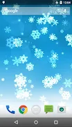 雪の花ライブ壁紙 スクリーンショット 1