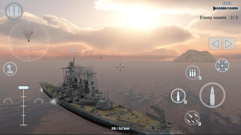 Warship War :Navy Fleet Combat Capture d'écran 2